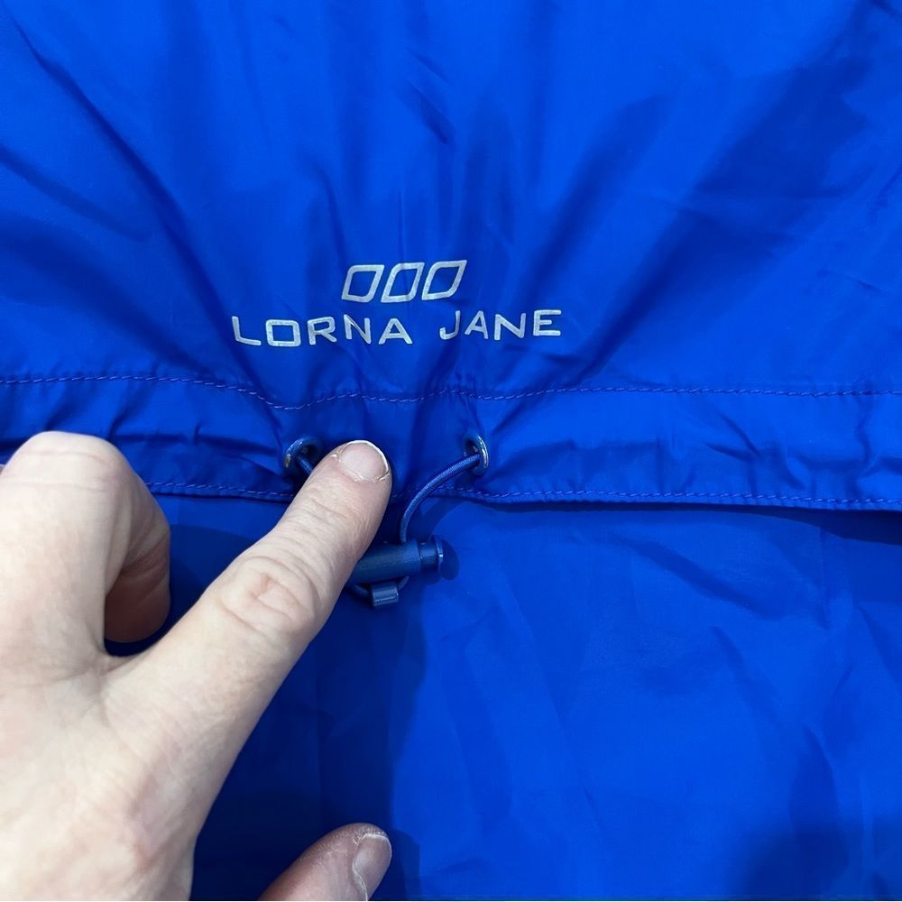 Lorna Jane active blue jacket zipper closure elastic cuffs and waist size M - Picture 8 of 12